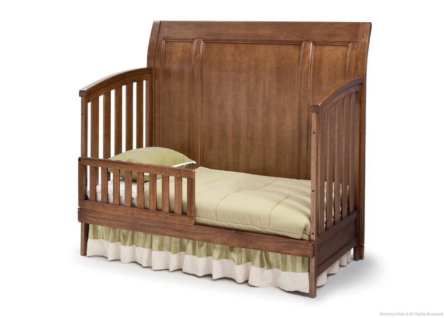 Simmons Kids Weathered Chestnut (223) Kingsley Crib 'N' More, Toddler Bed Conversion a4a 3-Kingsley Crib 'N' More