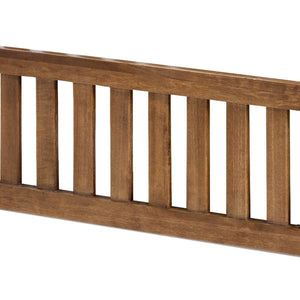 Simmons Kids Weathered Chestnut (223) Toddler Guardrail (324725), Side View a1a 19