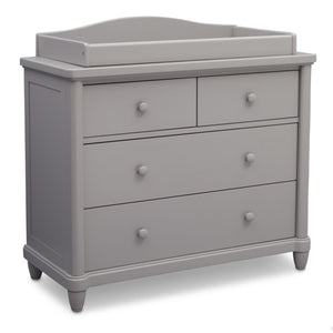 Simmons Kids Grey (026) Belmont 4 Drawer Dresser, Side View a1a 0