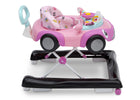 Delta Children Pink (2097) First Race 2-in-1 Baby Walker, Side Silo View 9-First Race 2-in-1 Baby Walker