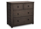 Rustic Grey (084) 2-Monterey 4 Drawer Dresser with Changing Top