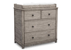 Simmons Kids, Rustic White (119), monterey 4 drawer dresser with changing top 12-Monterey 4 Drawer Dresser with Changing Top