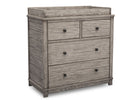 Simmons Kids, Rustic White (119), monterey 4 drawer dresser with changing top 9-Monterey 4 Drawer Dresser with Changing Top