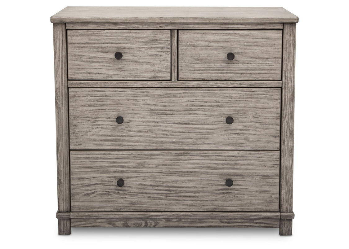 Simmons Kids, Rustic White (119), monterey 4 drawer dresser with changing top