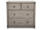 Simmons Kids, Rustic White (119), monterey 4 drawer dresser with changing top 16-Monterey 4 Drawer Dresser with Changing Top