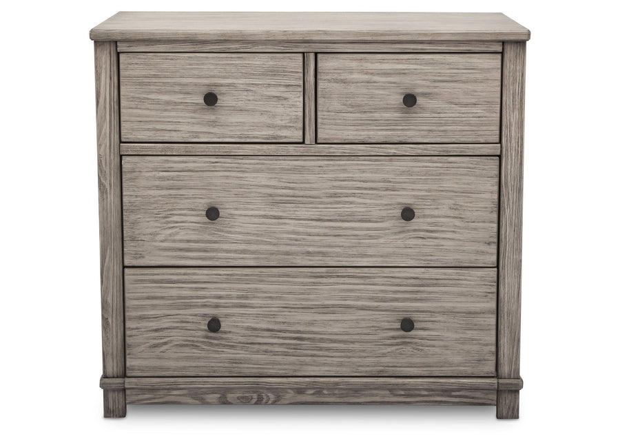 Simmons Kids, Rustic White (119), monterey 4 drawer dresser with changing top 16-Monterey 4 Drawer Dresser with Changing Top