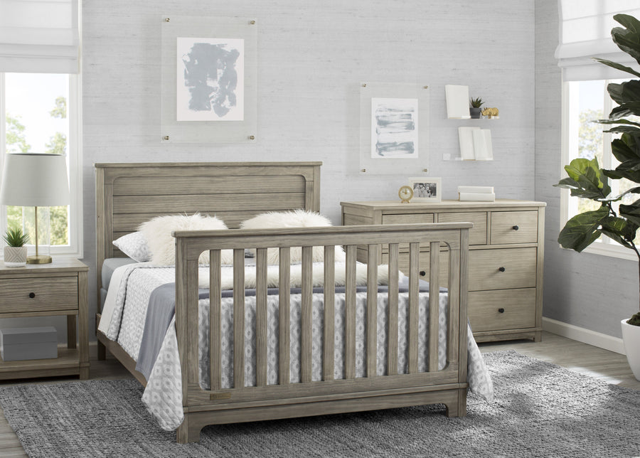 Simmons Kids Rustic White (119) Monterey 7 Drawer Dresser 12-Monterey 7 Drawer Dresser
