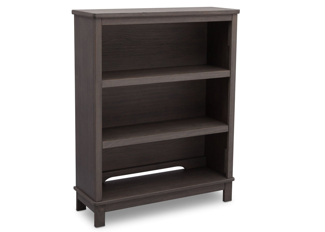 Simmons Kids Rustic Grey (084) Monterey Bookcase/ Hutch, angled view a2a