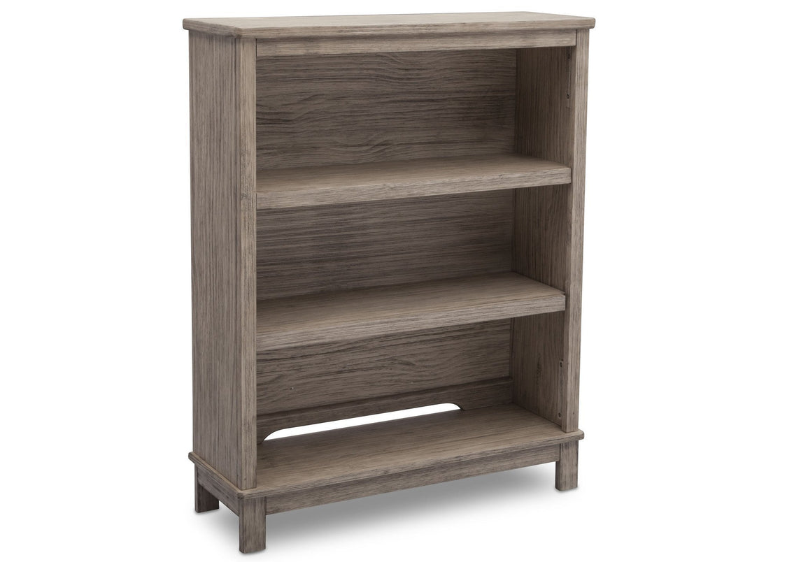 Simmons Kids Rustic White (119) Monterey Bookcase/ Hutch, angled view b2b