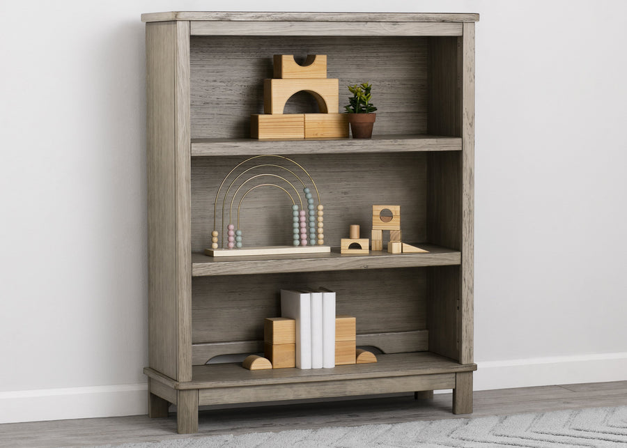 Simmons Kids Rustic White (119) Monterey Bookcase 6-Monterey Bookcase