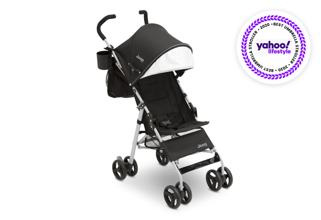 Jeep North Star Stroller by Delta Children, Black with Neutral Grey (2277)