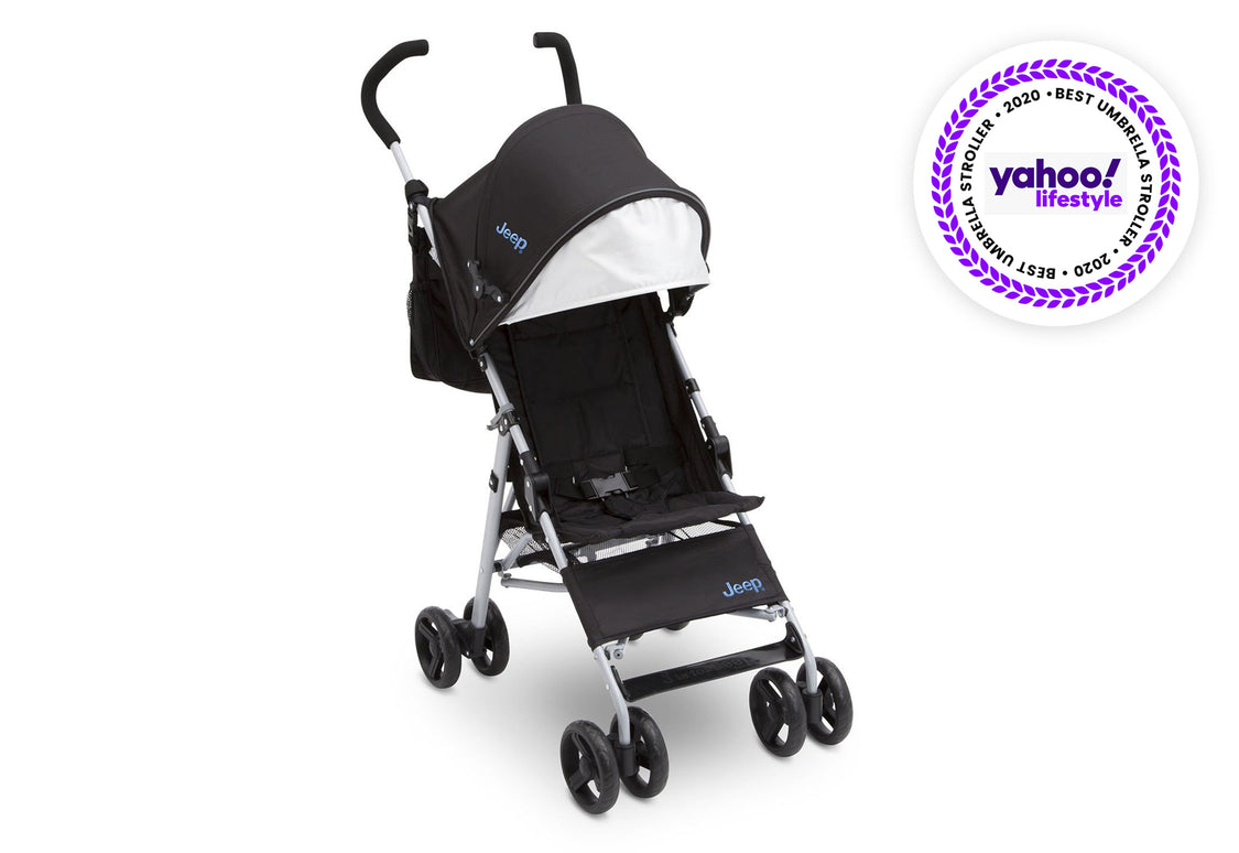Jeep North Star Stroller by Delta Children, Black with Neutral Grey (2277)
