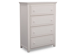 Simmons Kids Rustic Bianca (170) Oakmont 4 Drawer Chest Side View a3a 0