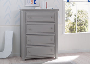 Simmons Kids Rustic Haze (940) Oakmont 4 Drawer Chest Room View b0b 15