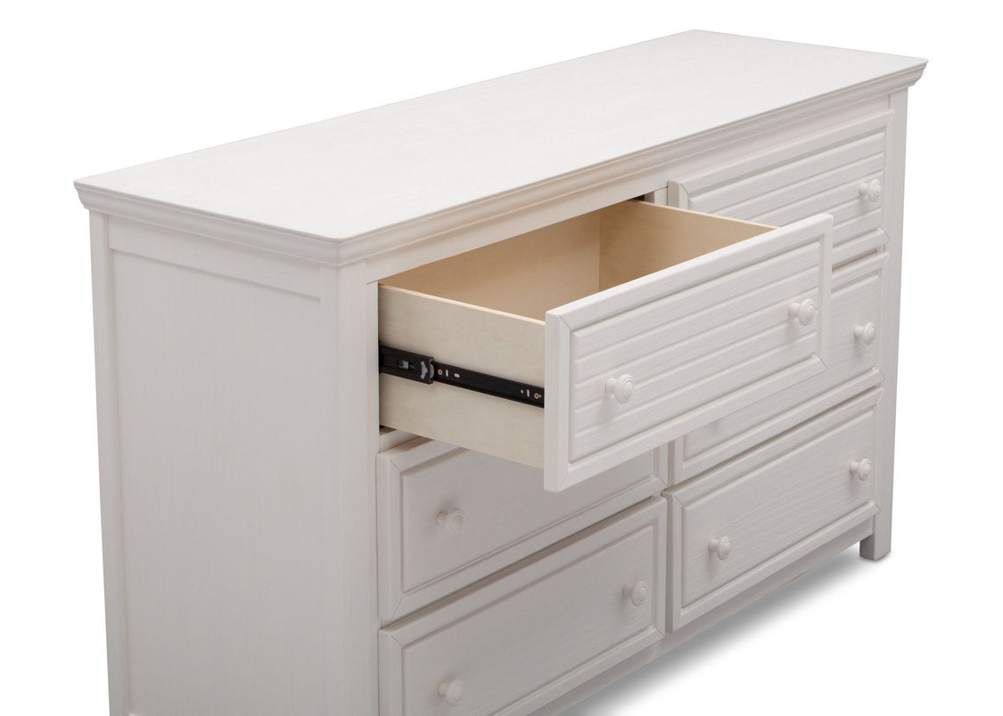 Simmons Kids Rustic Bianca (170) Oakmont 6 Drawer Dresser, Detail View a4a