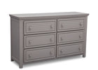 Simmons Kids Rustic Haze (940) Oakmont 6 Drawer Dresser, Side View b2b 5-Oakmont 6 Drawer Dresser