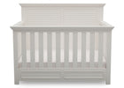 Simmons Kids Rustic Bianca (170) Oakmont Crib 'N' More Front view a1a 2-Oakmont Crib 'N' More