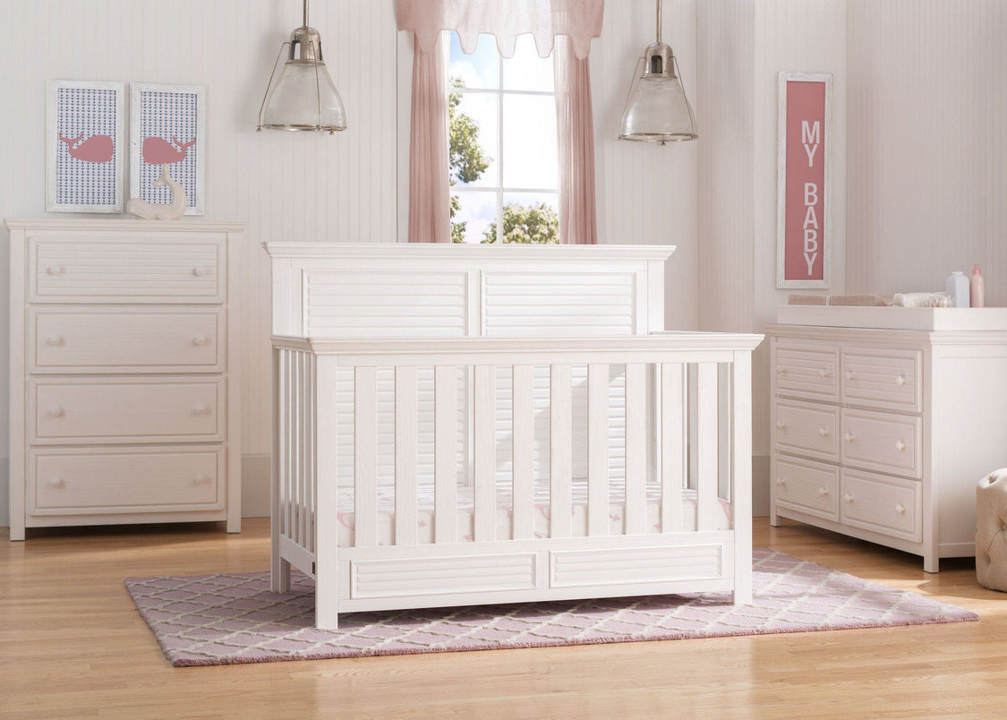 Simmons Kids Rustic Bianca (170) Oakmont Crib 'N' More Room View a0a