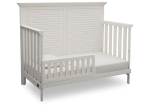 Simmons Kids Rustic Bianca (170) Oakmont Crib 'N' More Toddler bed conversion side view a4a 4