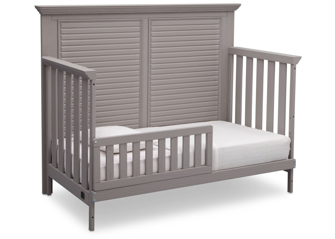 Simmons Kids Rustic Haze (940) Oakmont Crib 'N' More Toddler bed conversion side view b3b