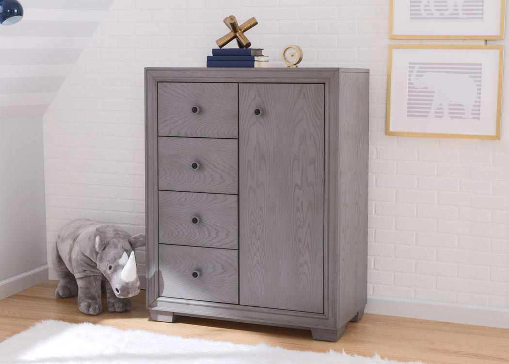 Simmons Kids Storm (161) Ravello 4 Drawer Combo Chest, Hangtag View, b1b