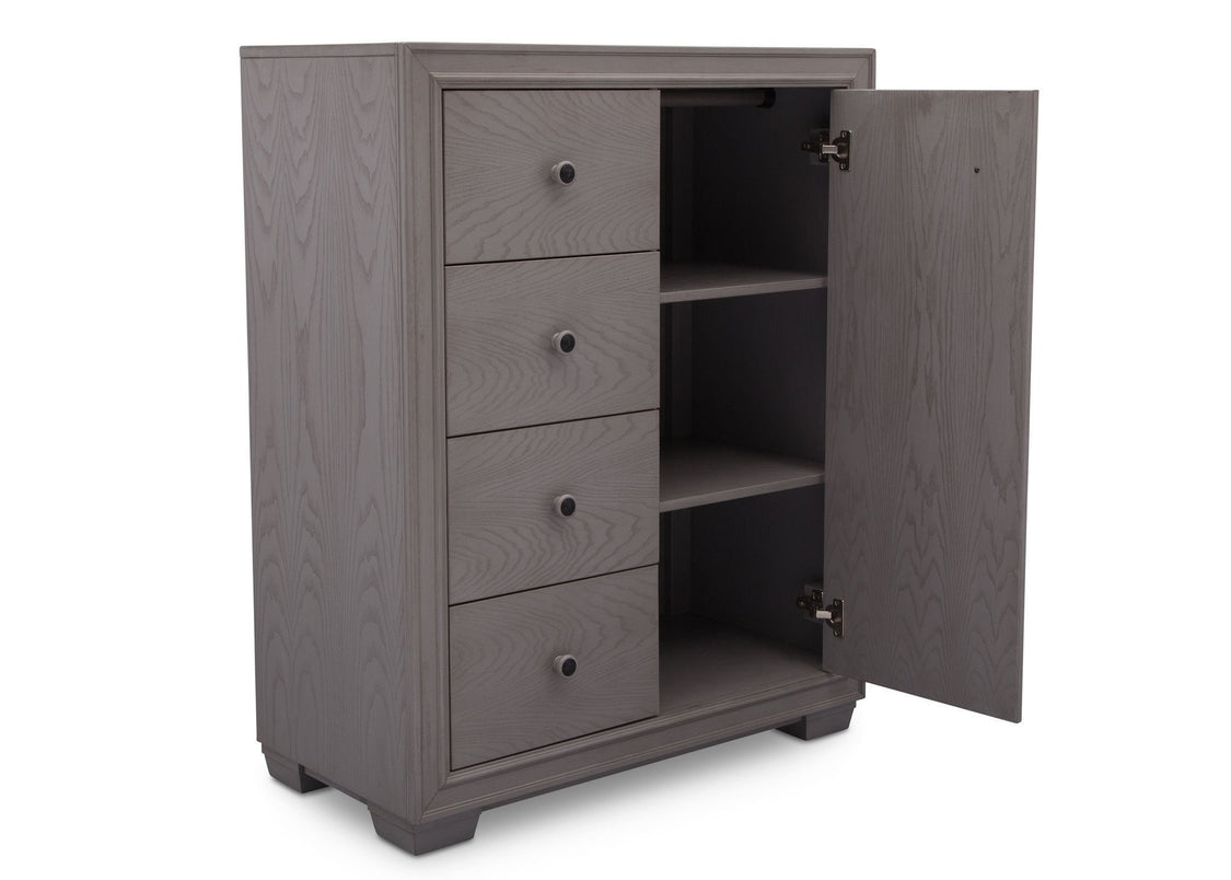 Simmons Kids Storm (161) Ravello 4 Drawer Combo Chest, Detail 1 View, b4b
