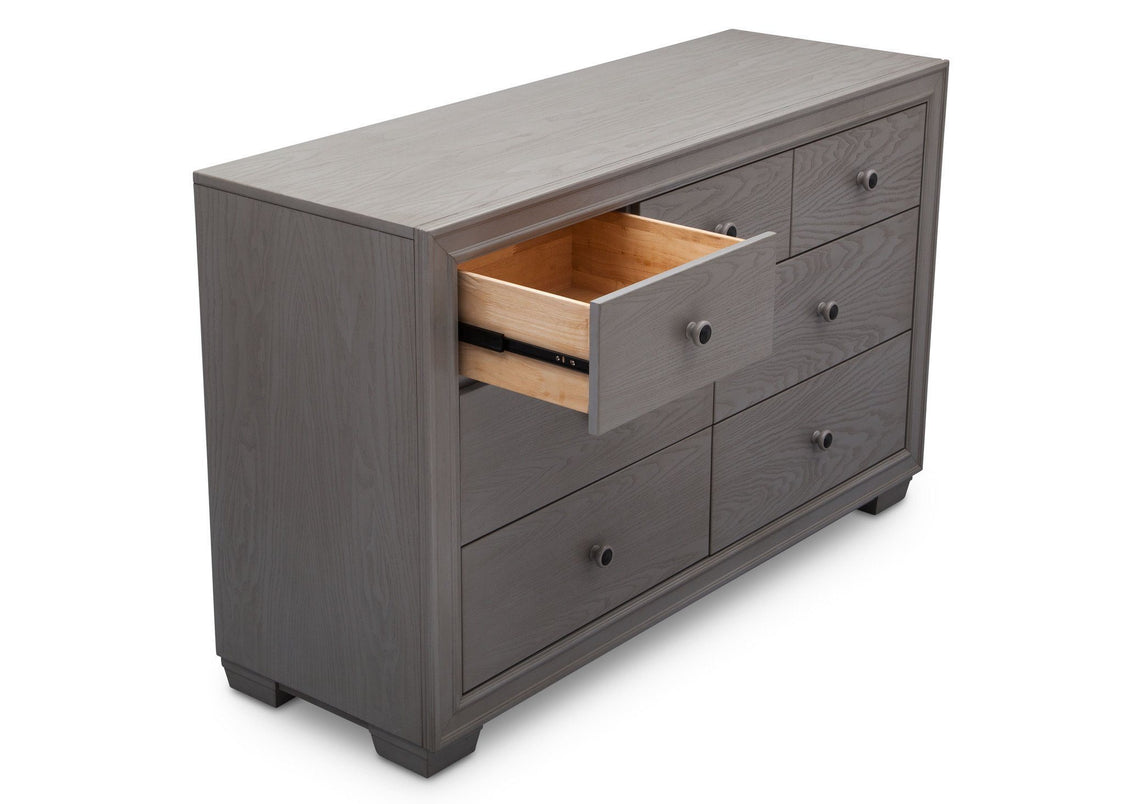 Simmons Kids Storm (161) Ravello 7 Drawer Dresser, Detail View, b4b
