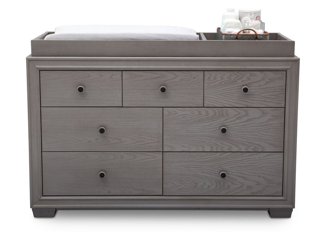 Simmons Kids Storm (161) Ravello 7 Drawer Dresser, Front View, b2b