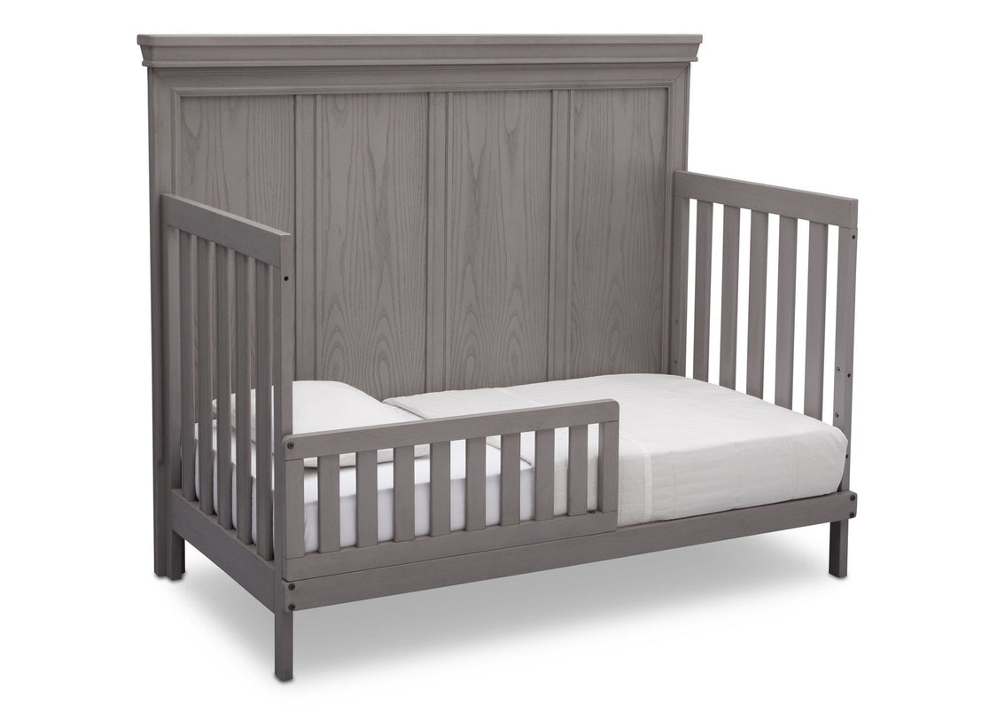 Simmons Kids Storm (161) Ravello Crib 'N' More, Angled Conversion to Toddler Bed View, a4a