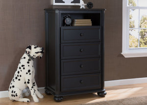 Simmons Kids Ebony (0011) Peyton 4 Drawer Chest with Cubby hangtag a1a 9