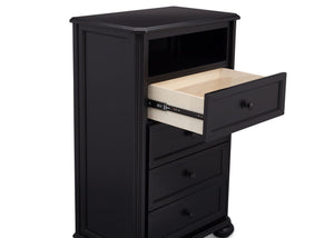 Simmons Kids Ebony (0011) Peyton 4 Drawer Chest with Cubby detail view a4a 4