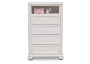 Simmons Kids Bianca (130) Peyton 4 Drawer Chest with Cubby front view b1b 1
