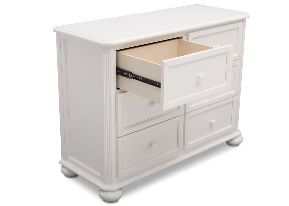 Simmons Kids Bianca (130) Peyton 6 Drawer Dresser Detail View a4a