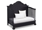 Simmons Kids Ebony (0011) Peyton Crib n' more Daybed conversion side view b5b 10-Peyton Crib 'N' More