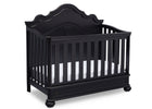 Simmons Kids Ebony (0011) Peyton Crib n' more side view b3b 7-Peyton Crib 'N' More