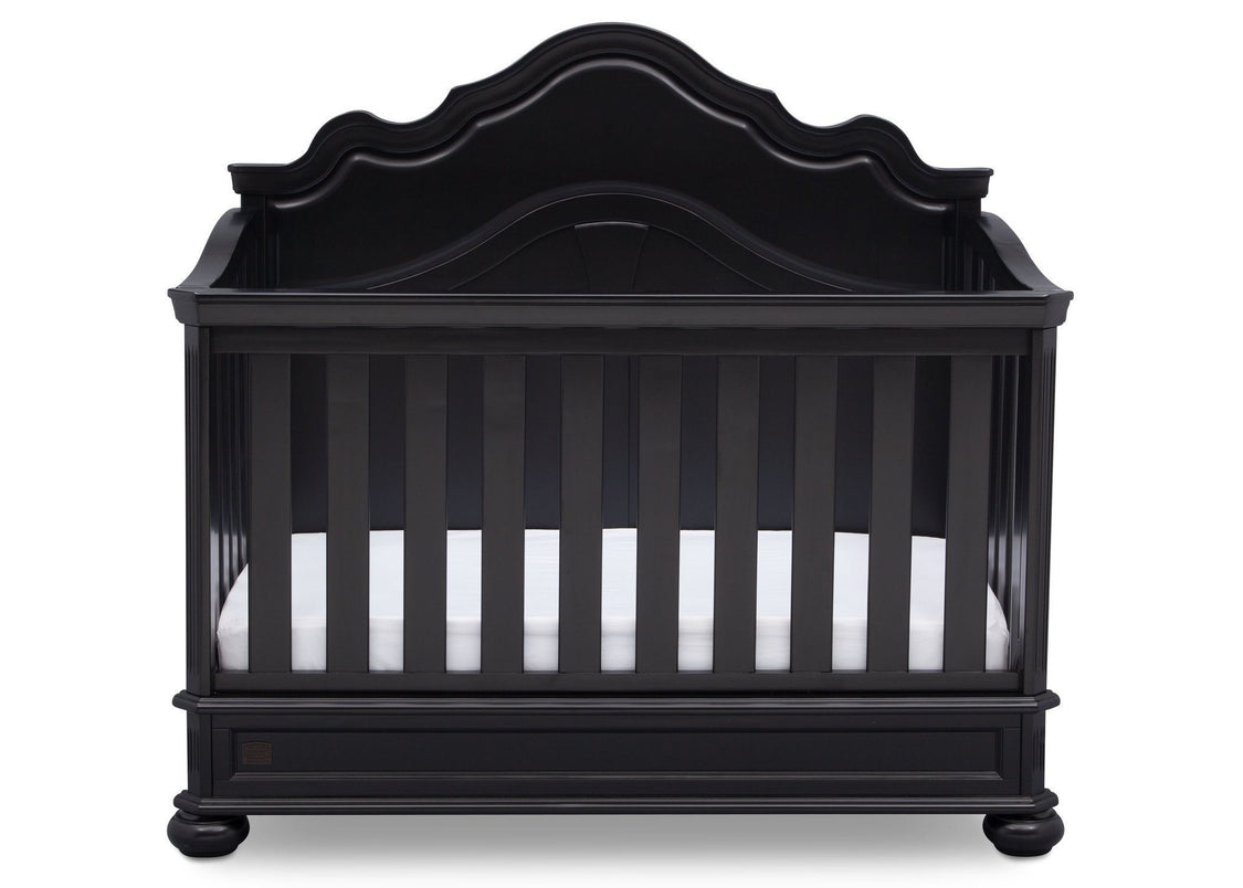 Simmons Kids Ebony (0011) Peyton Crib n' more front view b2b
