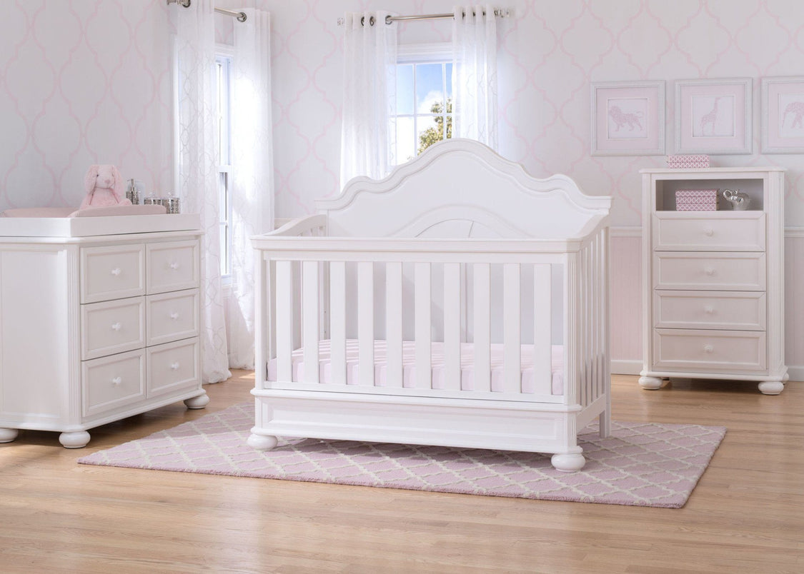 Simmons Kids Bianca (130) Peyton Crib n' more Room View a1a