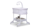 Pink Fresco (2328) 3-SleepCool Rocking Bassinet with Airflow Mesh
