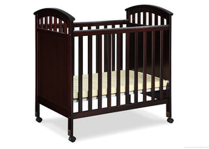 Delta Children Dark Chocolate (207) Americana Cozy Crib Side View b1b 8