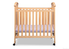 Delta Children Natural (260) Americana Cozy Crib Front View c2c 3-Americana Cozy Crib
