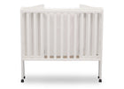 Delta Children Bianca (130) Portable Folding Crib with Mattress 6-Portable Folding Crib with Mattress