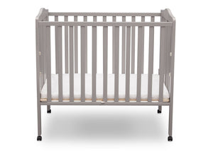 Delta Children Grey (180) Portable Folding Crib with Mattress 0
