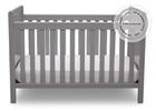 Delta Children Grey 026 Sunnyvale 4-in-1 Convertible Crib, a3a with badge 1-Sunnyvale 4-in-1 Convertible Crib