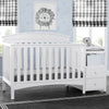 Abby Crib N Changer Bianca White 130 14-Abby Crib N Changer