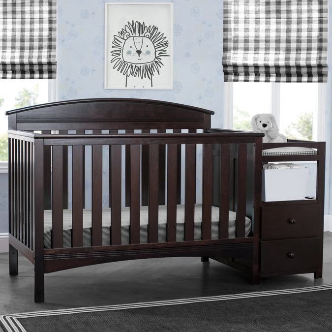 Abby Crib N Changer Dark Chocolate (207) 7-Abby Crib N Changer