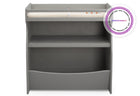 Gateway 2-in-1 Changing Table & Storage Unit Grey 026 2-Gateway 2-in-1 Changing Table & Storage Unit