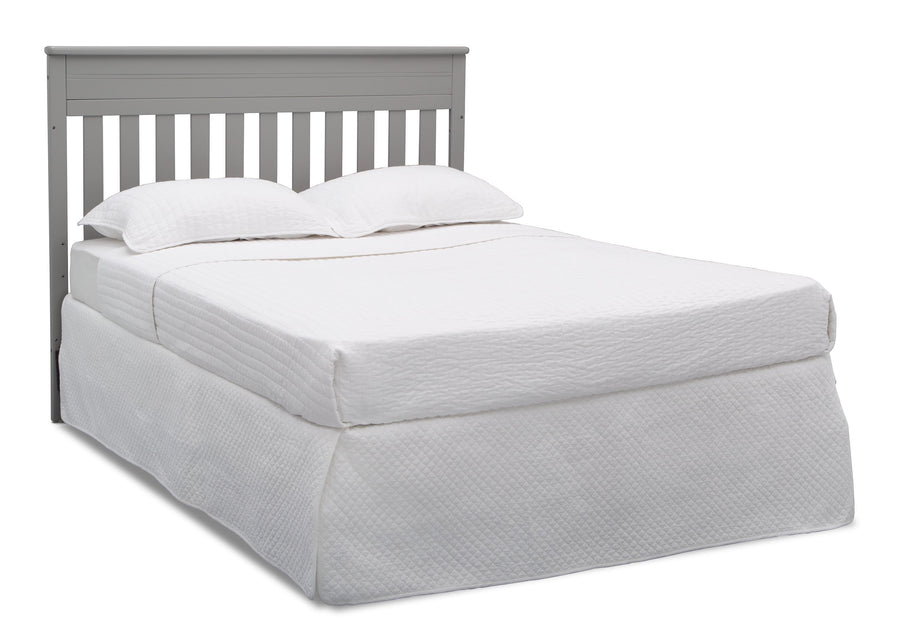 Delta Children Grey (026) Presley Convertible Crib N Changer (530260), Full Size Bed, a6a 5-Presley Convertible Crib and Changer