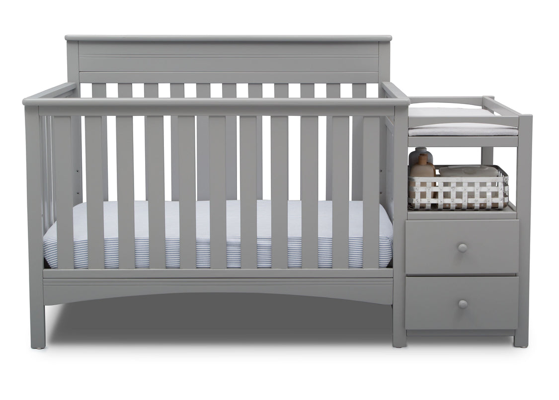 Delta Children Grey (026) Presley Convertible Crib N Changer