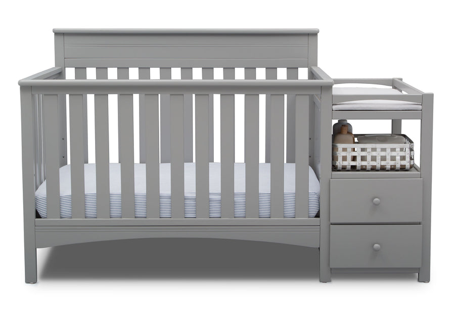 Delta Children Grey (026) Presley Convertible Crib N Changer 6-Presley Convertible Crib and Changer
