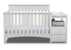 Delta Children Bianca White (130) Presley Convertible Crib N Changer (530260) 12-Presley Convertible Crib and Changer
